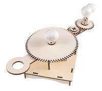 ERINGOGO Three-globe Ornaments Solar System Teaching Model Science Astronomy Model for Boys and Girls Educational Space Science Kit DIY Craft Project