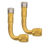 ERINGOGO Tire for Deflation 90 Degree Angle, Design Inflation Degree Easy 2pcs Brass Valve Extension Adapter with Stem Extender for Regular Tire Maintenance