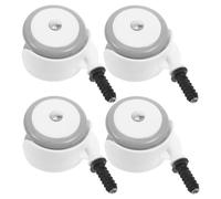 ERINGOGO Toddler Stroller Replacement Wheels with Silent Swivel Mobility 4pcs Easy Installation Plastic Caster Wheels for Front Or Back, for Quiet Environments and Nighttime Walks