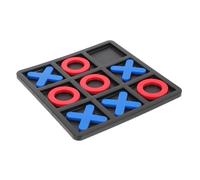ERINGOGO Toe Chess Board Game with Red O's and Blue X's Interactive Early Learning for Smooth Rounded Edges Safe and Easy to Use Promotes Strategic Thinking and Problem-solving Skills