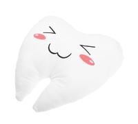 ERINGOGO Tooth Hugging Pillow Cotton Throw Bed Cushion Soft Decorative for Office and Home Eye-closed Expression Gift for Tooth Fairy Fans and Comfortable Rest