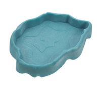 ERINGOGO Tortoise Water Dish and Food Bowl Combo Spill Reptile Water Tray for Snakes Geckos Bearded Dragons Multi Functional Dual Feeding Station for Home and Pet Store Use