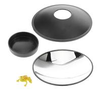 ERINGOGO Toy Desktop Mirror 3d Illusion Mirror Optical Illusions Ghost Hologram Mirror Instant Illusion Maker Hologram Cube Parabolic Optical Mirror Alien Mirror Plastic Black