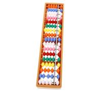 ERINGOGO Traditional Chinese Column Abacus Learning Tool for Math Education Frame Counting Beads for Students Enhances Problem Solving and Logical Thinking Skills