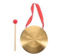 ERINGOGO Traditional Chinese Gong Brass Gong Drum Weighted Mallet for School Music Classes Ethical Orchestra and Decor