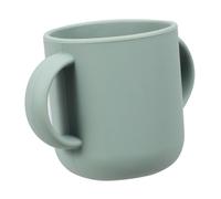 ERINGOGO Training Cup Durable Silicone Learner Cup with Dual Handles for Weaning for Little Ones Green