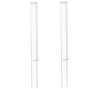 ERINGOGO Transparent Acrylic Music Stand Page Holder Clips Clear Sheet Music Book Clips for Musicians for Easy Reading and Hands Practice