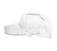 ERINGOGO Transparent Hamster Bath Box Bath Basin Pet Bathroom Toilet for Small Animals Guinea Pig Accessory Creative Design Healthy Growth Care Random Color