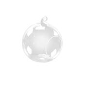 ERINGOGO Transparent Hanging Glass Planter Orb with Flat Base Air Plant Terrarium Vase for Indoor Decor DIY Micro Garden Freshen Atmosphere Suitable for Succulents and Fairy Gardens