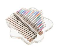 ERINGOGO Transparent Key Thumb Piano Kalimba Instrument with Tuning Hammer for Beginners Ergonomic Design for Comfortable Play and Melodious Tones Portable Musical