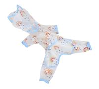 ERINGOGO Transparent Pet Raincoat with Hood for Medium and Small Dogs Breathable Four-leg Full Coverage Rain Jacket Weather-resistant Doggy Rainwear for Outdoor Adventures
