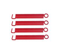 ERINGOGO Tremolo Springs Glossy Smooth Texture Steel Red 4pcs with Great Endurance and Flexible Adjusting for Electric Guitar Bridge System Suitable for St Style Electric Guitar