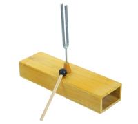 ERINGOGO Tuning Fork Wooden Resonance Box for Acoustics Vibration Experimental Instrument Teaching Instrument Tuner for Sound Healing and Music Education Random Color