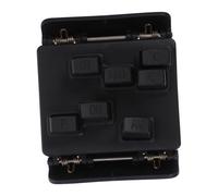 ERINGOGO Ukulele Chord Practice Tool Black Beginner Ukulele Learning System with Chords Easy Clip Fingering Aid for Fast Progression