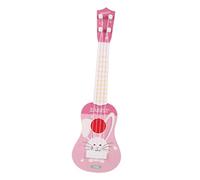 ERINGOGO Ukulele Guitar Model Early Learning Musical Instrument for Beginners Boys with Cartoon Design and Easy to Play