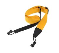 ERINGOGO Ukulele Uke Strap 1pc Punch Fabric Ukulele Bass Strap Concise Generous Design Lemon Yellow Sturdy Safe for Long Use