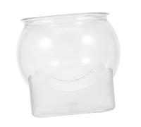 ERINGOGO Unbreakable Clear Plastic Fish Bowl Planter with Large Capacity for Desktop Microterrarium Shrimp Tank and Goldfish Aquarium Impact-resistant Decorative Vase for Home Office