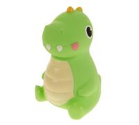 ERINGOGO Unbreakable Green Dinosaur Piggy Bank for Boys Spacious Vinyl Coin Jar Money Box for S Party Festival Cartoon Animal Saving Pot Teaching Financial Skills