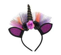 ERINGOGO Unicorn Horn Headband for Halloween Cosplay Funny Unique Prank Hairband for Girls Party Decorations Made of Soft Material