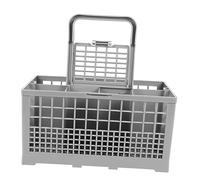 ERINGOGO Universal Kitchen Dishwasher Cutlery Basket Replacement Household Dishwasher Drain Basket Organizer for Kitchen Storage Grey Plastic Cutlery Holder