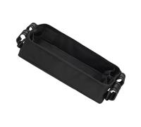 ERINGOGO Universal Lightweight Black Canvas Stroller Tray with Cup Holder and Phone Organizer, Portable Snack Tray Attachment for Baby Carriage and Toddler Stroller Travel Accessory