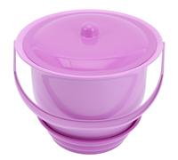 ERINGOGO Urinal Potty Spittoon Portable Easy to Clean Sturdy Plastic with Handle Household Use Unisex Stylish Design Random Color