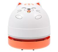 ERINGOGO USB Rechargeable Handheld Vacuum Cleaner Mini Desktop Dust Collector with Animal Pattern Portable Cordless Tabletop Cleaner for Keyboard Window Easy One-button Operation