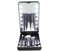 ERINGOGO Vanity Case Led Light Makeup Storage Eyelash Case Makeup Mirror Light Led Eyelash Holder Beauty Box for Women