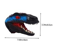 ERINGOGO Velociraptor Dinosaur Hand Puppet for Soft Animal Hand Game Interactive Play Companion for Imaginative Activities and Communication Skills Development Random Color