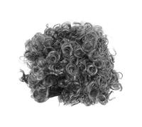 ERINGOGO Versatile Grey Curly Wig for Lawyer Judge Gentleman Adult Judge Costume Accessory Easy to Carry Halloween Wig