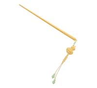 ERINGOGO Vintage Chinese Hair Chopsticks with Gold Butterfly and Tassel Gourd Pendant Handmade Retro Hair Forks for Womens Elegant Bun Hairstyles Traditional Ancient Style Hairpin for Daily