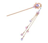 ERINGOGO Vintage Chinese Traditional Hairpin with Tassels for Women Elegant Retro Style Hair Stick for Buns and Traditional Hairstyles Fine Detailing and Cultural Accessory
