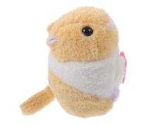 ERINGOGO Wagging Tail Plush Hamster Cute Clockwork Stuffed Animal for Home Decor for Birthdays Christmas Festivals