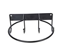ERINGOGO Wall Mounted Ball Holder Iron Bracket with Hooks for Basketball Volleyball Football Rugby Storage Rack Sports Gear Organizer for Home Gym and Mall Decor