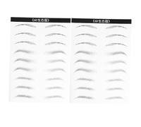 ERINGOGO Waterproof 6D Eyebrow Stickers 2pcs Artificial Eyebrow Makeup Tools for Beauty Enthusiasts and Beginners