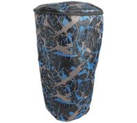 ERINGOGO Waterproof African Drum Djembe Backpack with Oxford Cloth, Anti-Collision Sponge, and Ergonomic Shoulder Strap for Outdoor Music Events, Camouflage Blue