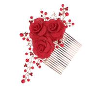 ERINGOGO Wedding Hair Comb Floral Design Elegant Bridal Accessory for Women Girls and Bridesmaids Charming Flower Hair Clip for Special Occasions