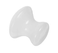 ERINGOGO White Jade Mushroom Head Massage Stone Handheld Spa Scraping Massager for Facial Body Hot Therapy Circulation Boost Trigger and Safe Jade Tool