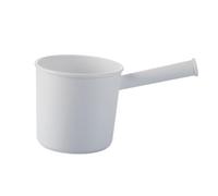 ERINGOGO White Kitchen Water Scoop with Long Handle Ergonomic Plastic Water Ladle for Efficient Transfer Thickened Design for Cooking Dining and Gardening Use