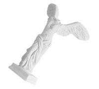 ERINGOGO Winged Victory Goddess Statue Resin Sculpture White Mythology Figurine for Home Garden Bookshelf Decor Unique Lifelike Roman Victory Ornament