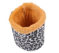 ERINGOGO Winter Hamster Warm Nest Small Pets Sleeping Bed Comfortable Cozy Interior Cotton Cloth Fashion Design Lightweight Pet Rest Bed for Resting Hedgehog