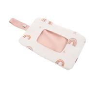 ERINGOGO Wipe Holder Portable Reusable Wipes Pouch for Travel Stroller Organizer Multi Functional Storage for and Tissues Easy to Clean and Compact Design Capacity for Outdoor Use