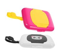 ERINGOGO Wipe Holder Wet Tissue Box Portable Baby Wipes Dispenser Compact Storage Case for Diaper Bag Stroller Travel Reusable Container for-The-Go Parents