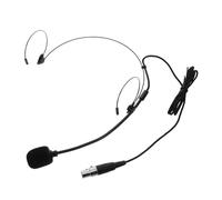 ERINGOGO Wired Headset Microphone for Teachers Voice Amplifier Microphone Detachable Dual Hook over Ear Headworn Mic for Singing and Presentations Black