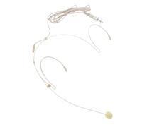 ERINGOGO Wired Headset Microphone Vocal Condenser Mic Headworn Over-ear Microphone for Voice Amplifier Teaching Singing Lectures Beige