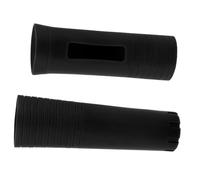 ERINGOGO Wireless Handheld Microphone Handle Sleeve 2pcs Silicone Mic Cover Replacement Black Anti-slip Shockproof Protector for Ktv and Live Performances