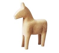ERINGOGO Wooden Animal Ornaments Horse Figures Diy Horse Model for Desktop Wood Decor Childrens Craft Project Decorations
