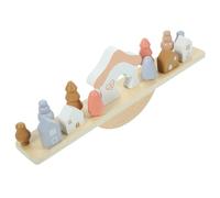 ERINGOGO Wooden Balance Blocks for Cartoon Shape Stacking Game Early Learning Educational Building Blocks for Develops Hand Eye Coordination and Social Skills