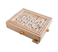 ERINGOGO Wooden Bead Maze Puzzle for Montessori Educational Beads Game for Boys Developing Logic Problem Solving Skills
