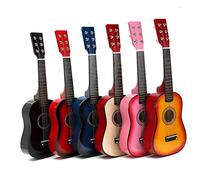ERINGOGO Wooden Boys and Girls Guitar Musical Instrument for Boy Girl Educational Plaything to Music Cognition and Creativity Safe and Design Sun